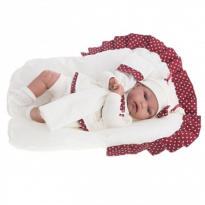 Интерактивная кукла Молли в красном, 34 см (Antonio Juans Munecas, 7034R)